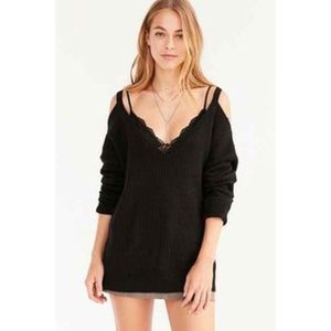 Urban Outfitters Cold Shoulder Cut Out Sweater